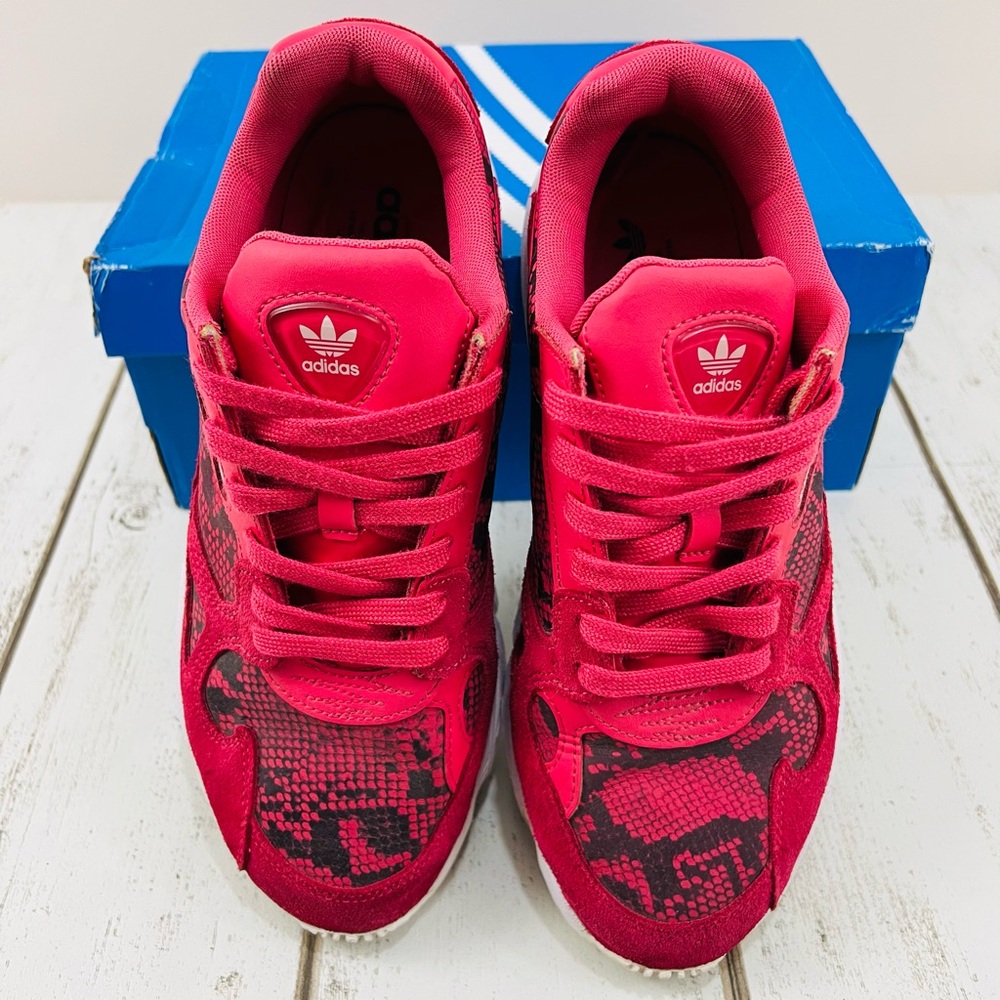 Adidas Women’s Falcon FV4481 Sneakers Sport Shoes Sz.8 Bright Pink Rare - Picture 2 of 10